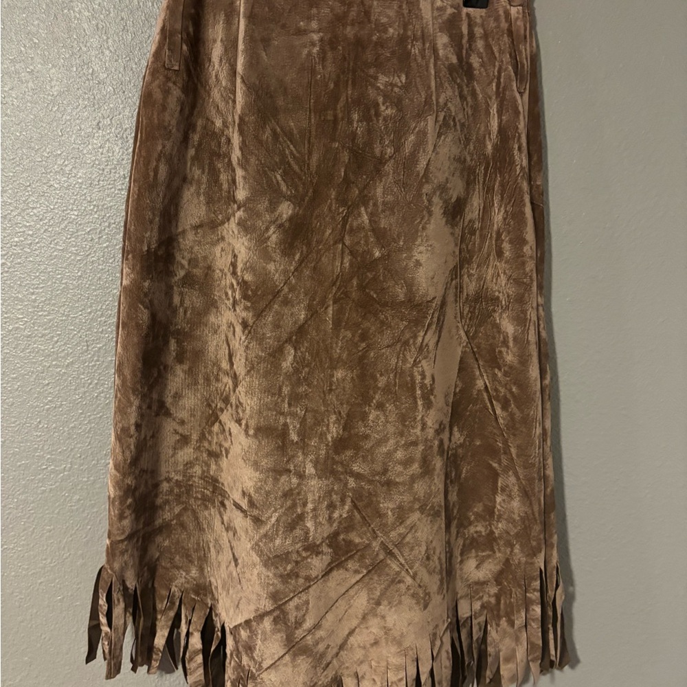 Beverly Hills Polo Club Brown Pencil Skirt Resort Wear